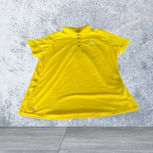 Adidas Women’s Size Xl 2016 U.S. Women’s Open Polo Shirt Yellow Golf